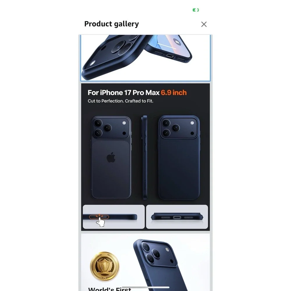 TORRAS Magnetic Slim-Fit for iPhone 17 PRO MAX Case - Blue‎